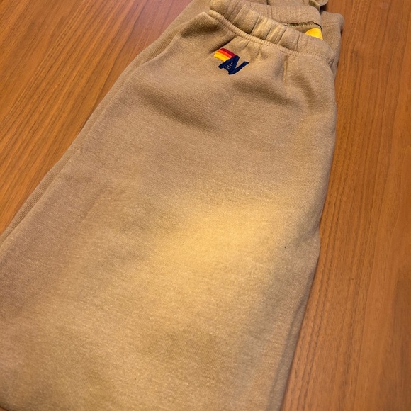 Aviator Nation faded tan Sweatpants - Picture 4 of 9